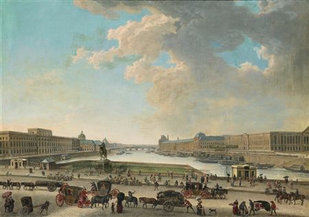 VUE DE PARIS DEPUIS LA PLACE DAUPHINE by Pierre Antoine Demachy - Auction record, sale price, and art valuation. Compare with similar artists and explore comparable artworks.