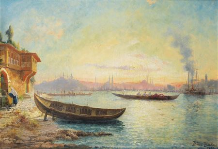 LA CORNE D'OR, CONSTANTINOPLE by François Leon Prieur-Bardin - Auction record, sale price, and art valuation. Compare with similar artists and explore comparable artworks.