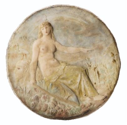 MÉDAILLON LE NIL, VERS 1900 by Cesar Isidore Henri Cros - Auction record, sale price, and art valuation. Compare with similar artists and explore comparable artworks.
