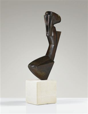 FEMME ACCROUPIE, 1923 by Joseph Czaky - Auction record, sale price, and art valuation. Compare with similar artists and explore comparable artworks.