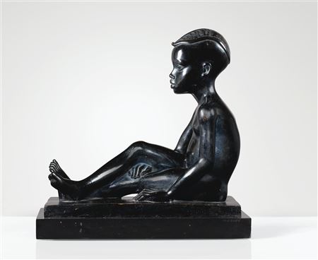 ENFANT ASSIS by Pierre Meauze - Auction record, sale price, and art valuation. Compare with similar artists and explore comparable artworks.