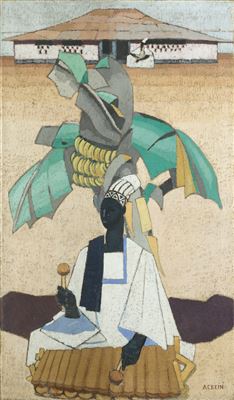 JOUEUR DE BALAFON by Marcelle Ackein - Auction record, sale price, and art valuation. Compare with similar artists and explore comparable artworks.