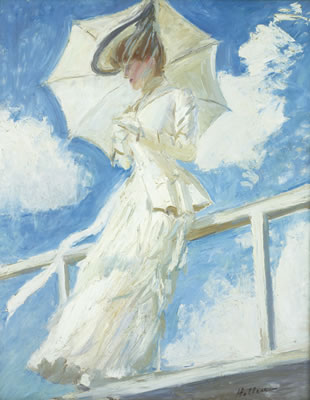 PORTRAIT DE MADAME HELLEU À L'OMBRELLE