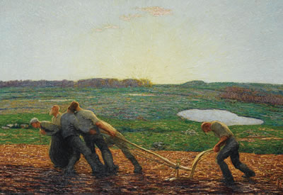ARATURA IN ARGENTINA O LA CONQUISTA DELLA TERRA ( LABOURAGE EN ARGENTINE OU LA CONQUÊTE DE LA TERRE) by Carlo Fornara - Auction record, sale price, and art valuation. Compare with similar artists and explore comparable artworks.