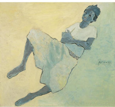 Sample artwork by Jeihan Sukmantara (1938 - 2019), known for painting, portrait - View similar artists and auction records