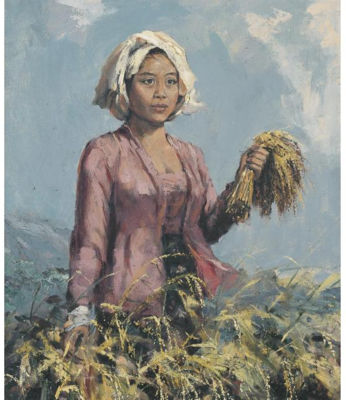 Girl In The Ricefield