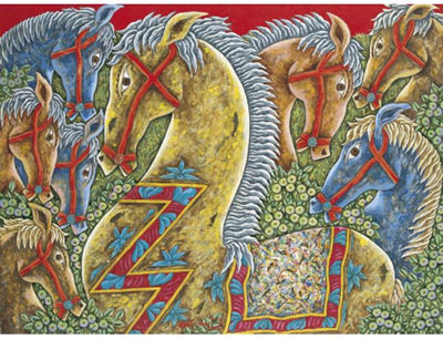EIGHT HORSES