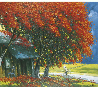 Sample artwork by Le Thanh Son (Born 1962), known for painting - View similar artists and auction records