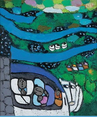 A Family in Forest