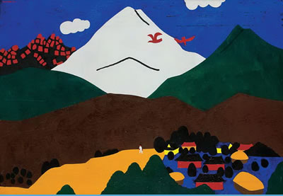 The Village with a View of White Mountain