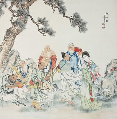 Sample artwork by EunHo Kim (1892 - 1979), known for painting - View similar artists and auction records