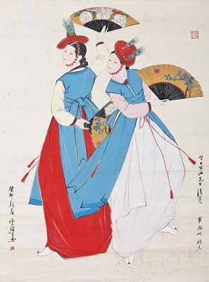 Sample artwork by WoonSang Chang (1926 - 1982), known for painting - View similar artists and auction records