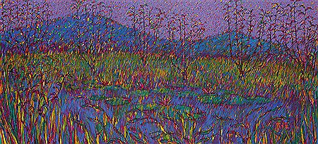 Sample artwork by Daiwon Lee (1921 - 2006), known for landscape painting - View similar artists and auction records