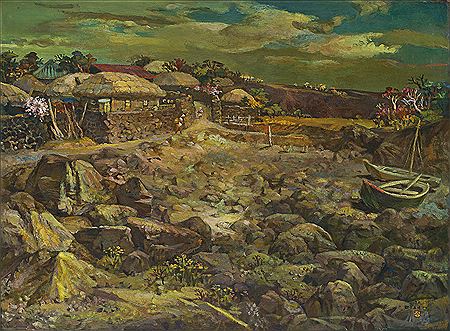 Sample artwork by RheeSeok Chang (1916 - 2019), known for painting - View similar artists and auction records