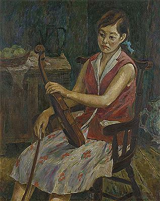 Girl with Violin