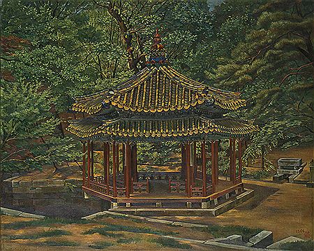 Sample artwork by EungSung Son (1916 - 1979), known for painting - View similar artists and auction records