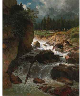 BERGBACH MIT GEWITTERSTIMMUNG by Otto Frolicher - Auction record, sale price, and art valuation. Compare with similar artists and explore comparable artworks.