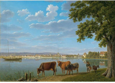 BLICK AUF KONSTANZ (BODENSEE) by Johann Jakob Biedermann - Auction record, sale price, and art valuation. Compare with similar artists and explore comparable artworks.