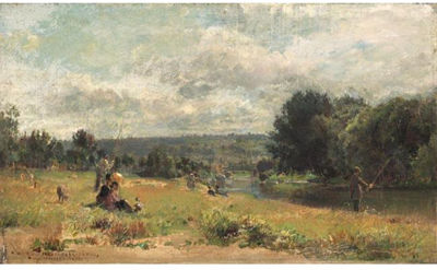 COUNTRY SCENE IN SUMMER