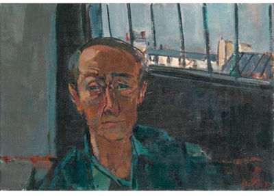 Portrait of Rudolf Zender: Self-portrait