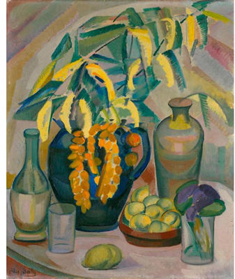 STILL LIFE WITH MIMOSAS