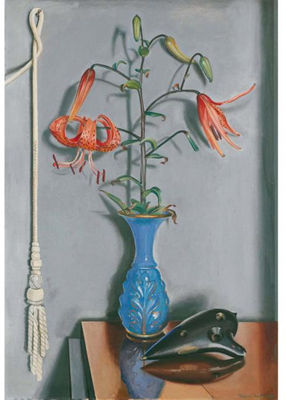 STILL LIFE WITH LILIES IN BLUE VASE, 1926
