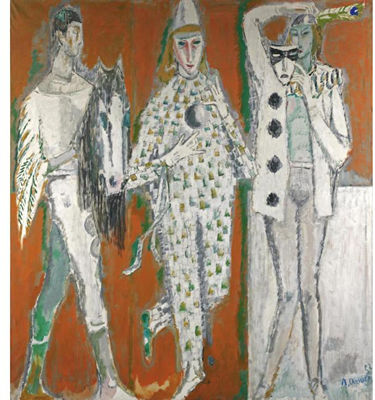 FIGURE IN THE MIDDLE (PANEL FOR THE HOME OF A BASELIAN)