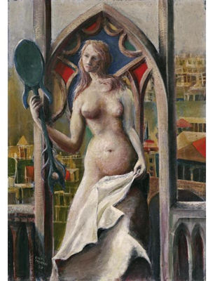 FEMALE NUDE WATCHING HERSELF IN A MIRROR by Kurt Fahrner - Auction record, sale price, and art valuation. Compare with similar artists and explore comparable artworks.