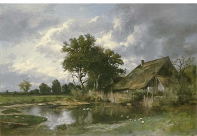 FARMHOUSE WITH DUCKPOND