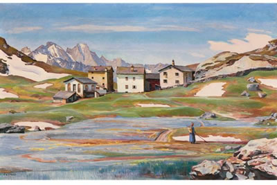 Sample artwork by Carl Albert Salis-Soglio (1886 - 1941), known for painting - View similar artists and auction records