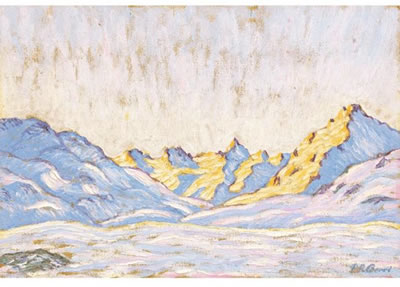 WINTER LANDSCAPE (PASS OF BERNINA)