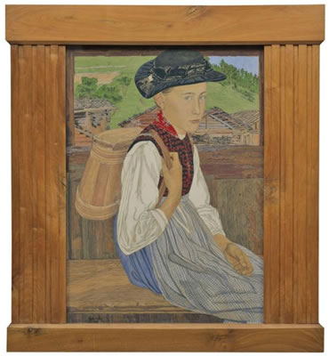 YOUNG WOMAN FROM THE VALAIS by Raphy Dalleves - Auction record, sale price, and art valuation. Compare with similar artists and explore comparable artworks.