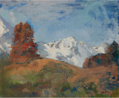 LOWER ENGADIN IN AUTUMN, 1943