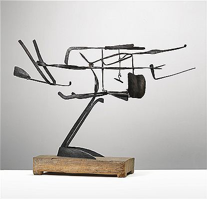 Sample artwork by Robert Muller (1920 - 2003), known for painting, sculpture, ironworks - View similar artists and auction records