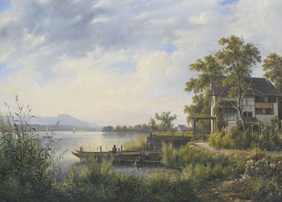 LANDGUT AM ZÜRICHSEE, 1826 by Johann Jacob Ulrich - Auction record, sale price, and art valuation. Compare with similar artists and explore comparable artworks.