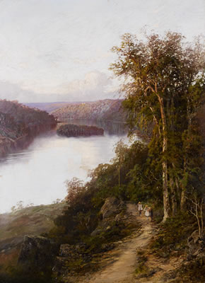 Lane Cove River from Cliffs Near Bridge, New South Wales