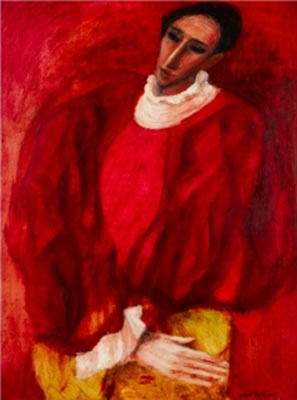 Dancer on Red 1968