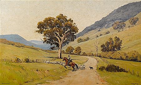 Sample artwork by Dudley Parker (1914 - 1989), known for painting - View similar artists and auction records