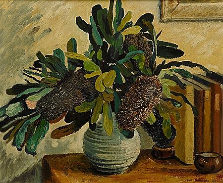 Sample artwork by Jean De Courtenay Isherwood (1911 - 2006), known for landscape and still life painting - View similar artists and auction records