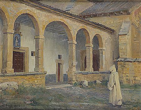 EL CLAUSTRO by Marceliano Santa Maria y Sedano - Auction record, sale price, and art valuation. Compare with similar artists and explore comparable artworks.