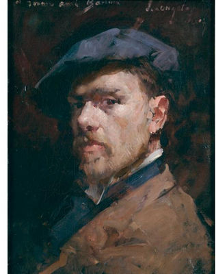 Portrait of Sir John Longstaff: Self-portrait