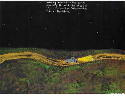 Sample artwork by Ian Abdulla (1947 - 2011), known for naive painting - View similar artists and auction records