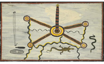 GOANNA CORROBOREE AT MIRKANTJI