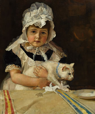 Sample artwork by Tom William (Thomas) Roberts (1856 - 1931), known for impressionist painting, figure in landscape - View similar artists and auction records