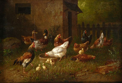 CONTENTED FOWL