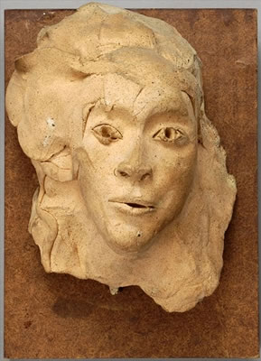 Portrait of Mary Frank: Self-portrait
