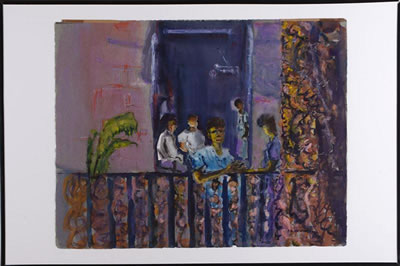Balcony in a Southern Town