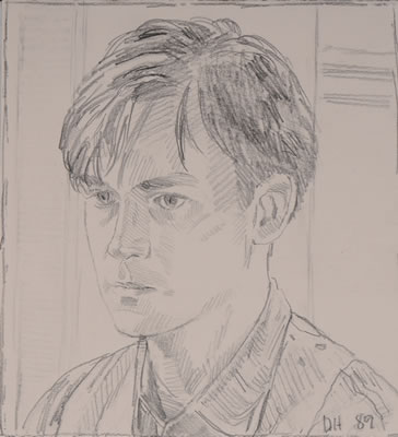 Portrait of Duncan Rathbun Hannah: Self-portrait