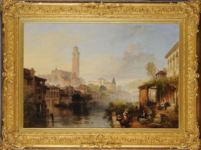 Sample artwork by James Duffield Harding (1798 - 1863), known for landscape paintings, country houses, engraving, writing - View similar artists and auction records