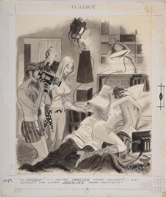 PLAYBOY MAGAZINE CARTOON ILLUSTRATIONS